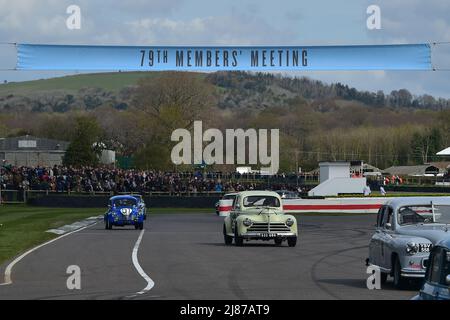 Bryn Griffiths, Peugeot 203, Sopwith Cup, c'était une course de vingt minutes pour des véhicules d'un type qui a concouru jusqu'en 1956, il a présenté un considérablement wi Banque D'Images