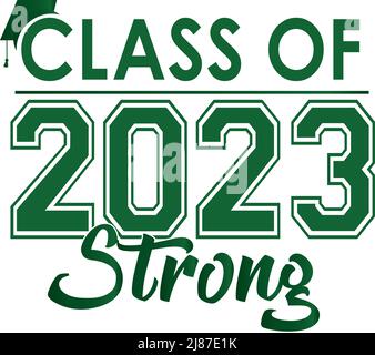 Classe verte de 2023 fort Banque D'Images