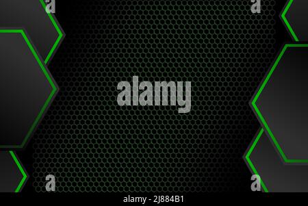 Arrière-plan de la répétition hexagonale Illustration de Vecteur