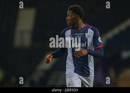 West Bromwich, Royaume-Uni. 13th mai 2022. Cianole Nguepissi de West Bromwich Albion pendant le match à West Bromwich, Royaume-Uni, le 5/13/2022. (Photo de Gareth Evans/News Images/Sipa USA) Credit: SIPA USA/Alay Live News Banque D'Images