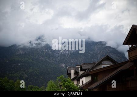 Garmisch-Partenkirchen est depuis des mois en préparation à la réunion de G7 du 13 mai 2022. La réunion de G7 aura lieu à Schloss Elmau, près de Garmisch-Patenkirchen, du 26 juin au 28 2022 juin. (Photo par Alexander Pohl/Sipa USA) Banque D'Images