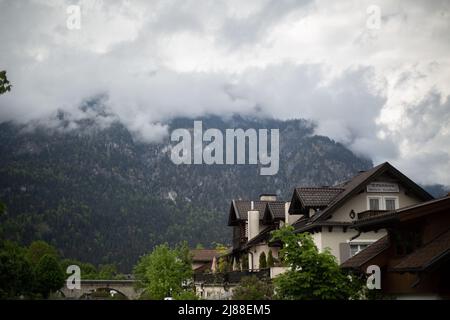 Garmisch-Partenkirchen est depuis des mois en préparation à la réunion de G7 du 13 mai 2022. La réunion de G7 aura lieu à Schloss Elmau, près de Garmisch-Patenkirchen, du 26 juin au 28 2022 juin. (Photo par Alexander Pohl/Sipa USA) Banque D'Images