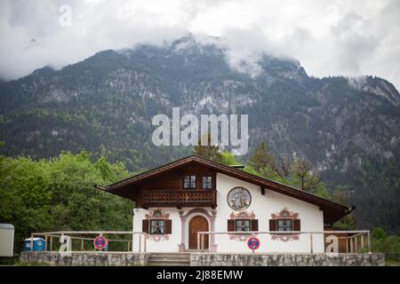 Garmisch-Partenkirchen est depuis des mois en préparation à la réunion de G7 du 13 mai 2022. La réunion de G7 aura lieu à Schloss Elmau, près de Garmisch-Patenkirchen, du 26 juin au 28 2022 juin. (Photo par Alexander Pohl/Sipa USA) Banque D'Images