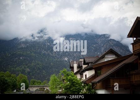 Garmisch-Partenkirchen est depuis des mois en préparation à la réunion de G7 du 13 mai 2022. La réunion de G7 aura lieu à Schloss Elmau, près de Garmisch-Patenkirchen, du 26 juin au 28 2022 juin. (Photo par Alexander Pohl/Sipa USA) Banque D'Images