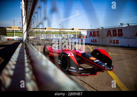 Berlin, Allemagne. 14th mai 2022. 22 GUNTHER Maximilian (ger), Nissan e.dams, Nissan IM03, action lors de l'ePrix de Berlin 2022, 5th rencontre du Championnat du monde de Formule E de la FIA ABB 2021-22, sur le circuit de rue de l'aéroport de Tempelhof du 13 au 15 mai à Berlin - photo: Joao Filipe/DPPI/LiveMedia crédit: Independent photo Agency/Alay Live News Banque D'Images