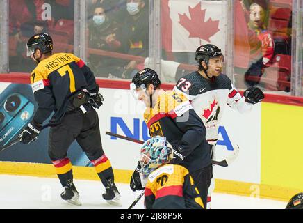Helsinki, Finlande. 13th mai 2022. Dans le match ALLEMAGNE - CANADA Championnat DU MONDE de HOCKEY SUR GLACE IIHF Groupe B à Helsinki, Finlande, 13 mai 2022, saison 2021/2022 © Peter Schatz / Alamy Live News crédit: Peter Schatz/Alamy Live News Banque D'Images