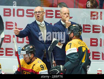 Helsinki, Finlande. 13th mai 2022. Dans le match ALLEMAGNE - CANADA Championnat DU MONDE de HOCKEY SUR GLACE IIHF Groupe B à Helsinki, Finlande, 13 mai 2022, saison 2021/2022 © Peter Schatz / Alamy Live News crédit: Peter Schatz/Alamy Live News Banque D'Images