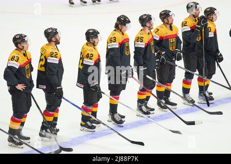 Helsinki, Finlande. 13th mai 2022. Dans le match ALLEMAGNE - CANADA Championnat DU MONDE de HOCKEY SUR GLACE IIHF Groupe B à Helsinki, Finlande, 13 mai 2022, saison 2021/2022 © Peter Schatz / Alamy Live News crédit: Peter Schatz/Alamy Live News Banque D'Images