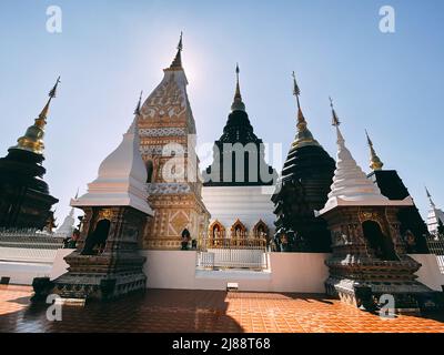 Temple Wat Ban Den ou Wat Banden Complex dans le district de Mae Taeng, Chiang Mai, Thaïlande Banque D'Images