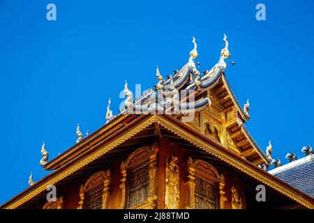 Temple Wat Ban Den ou Wat Banden Complex dans le district de Mae Taeng, Chiang Mai, Thaïlande Banque D'Images