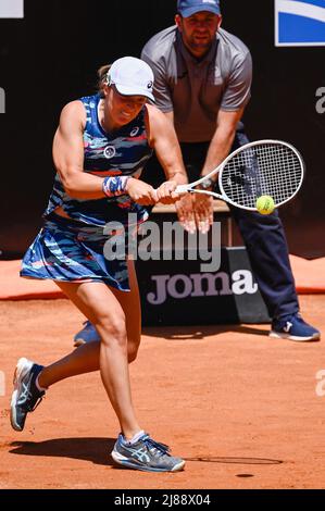 Rome, Italie. 14th mai 2022. IGA Swiatek (POL) lors de la demi-finale contre Arena Sabalenka (BLR) du tournoi WTA Master 1000 Internazionali BNL d'Italia à Foro Italico le 14 mai 2022 crédit: Live Media Publishing Group/Alay Live News Banque D'Images