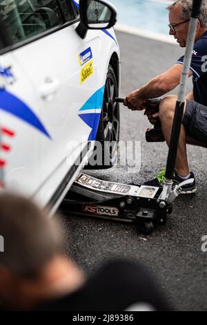 Magny-cours, France. 14th mai 2022. Clio Cup 2022, illustration pendant la ronde 4th de la Clio Cup Europe 2022, du 13 au 15 mai sur le circuit de Nevers Magny-cours à Magny-cours, France - photo Louis Legon / DPPI crédit: DPPI Media/Alay Live News Banque D'Images