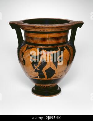 Column-Krater (bol à mélanger), environ 460 BCE. Banque D'Images