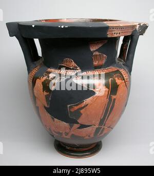 Column-Krater (bol à mélanger), environ 450 BCE. Banque D'Images