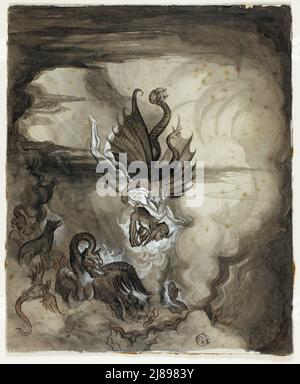 Descente en Enfer, n.d. Banque D'Images
