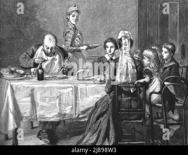 ''ce mariage malheureux, par Francis Eleanor Trollope; "si vous aviez jamais vu cette bête, Bucher, vous le comprendrez.", 1888. Depuis, « The Graphic. Un journal hebdomadaire illustré Volume 38. Juillet à décembre, 1888'. Banque D'Images