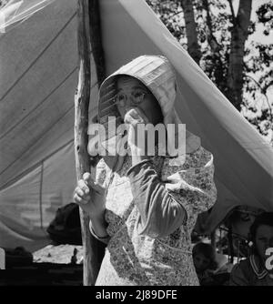 Femme migratrice, originaire du Texas. Vallée de Yakima, Washington. Banque D'Images