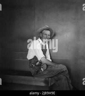 Tulare County, au camp de la Farm Security Administration (FSA) à Farmersville, en Californie. Banque D'Images