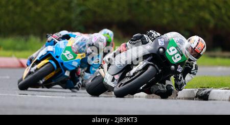 Portrush, Antrim, Irlande du Nord. 14th mai, 2022. FonaCAB Nichols Oils Northwest 200 courses; Jeremy McWilliams (IFS Paton) dans la course SuperTwin crédit: Action plus Sports/Alamy Live News Banque D'Images