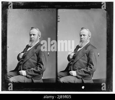 Hayes, Président Rutherford B., entre 1865 et 1880. Banque D'Images