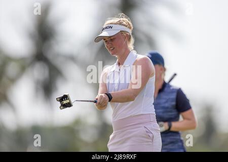 BANG KAPONG THAÏLANDE - Mai 13: Karoline Lund de Norvège sur le trou 18 lors de la deuxième série de l'équipe Aramco au Thai Country Club le 13 mai 2022 à Bang Kapong, Thaïlande (photo d'Orange Pictures) Banque D'Images