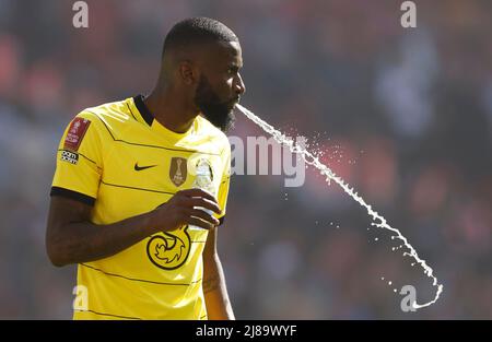 Football football - FA Cup - finale - Chelsea v Liverpool - Wembley Stadium, Londres, Grande-Bretagne - 14 mai 2022 Chelsea Antonio Rudiger action Images via Reuters/Peter Cziborra