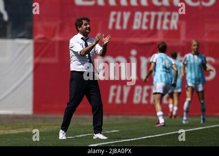 Stade de Vismara, Milan, Italie, 14 mai 2022, Joe Montemurro (Juventus FC) gestes pendant AC Milan vs Juventus FC - football italien Serie A Women Match Banque D'Images