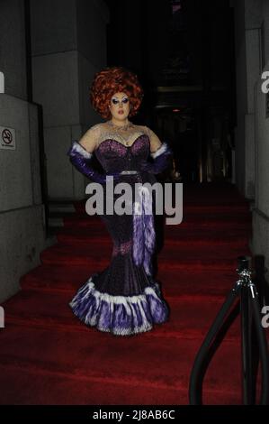 Ali Forney place au Gala de la Table célébrant les talents LGBT tapis rouge à Cipriani Wall Street à New York photos de Nadja Sayej Banque D'Images