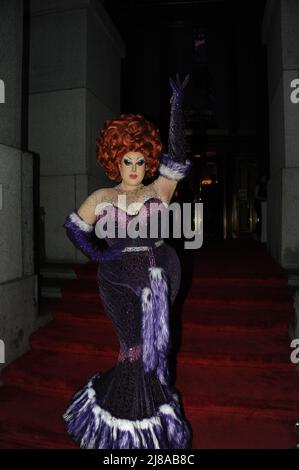 Ali Forney place au Gala de la Table célébrant les talents LGBT tapis rouge à Cipriani Wall Street à New York photos de Nadja Sayej Banque D'Images