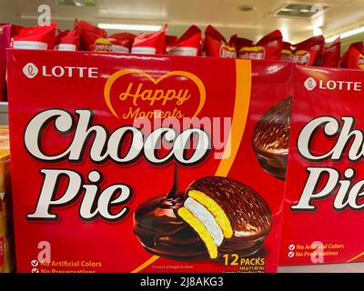 Nuremberg, Allemagne - Mai 14, 2022: Choco Pie Banque D'Images