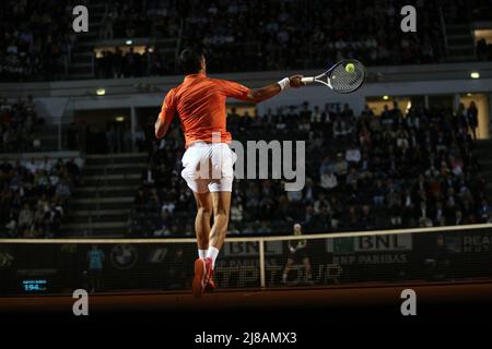 Rome, Italie. 14th mai 2022. ROME, ITALIE - 14.05.2022: NOVAK DJOKOVIC (SRB) jeu contre CASPER RUUD (NOR) lors de leur seul homme demi-match dans l'Internazionali BNL d'Italia à Foro Italico à Rome, Italie, le 13 mai 2022. Crédit : Agence photo indépendante/Alamy Live News Banque D'Images