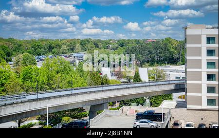 ATLANTA, GÉORGIE - 20 avril 2022 : depuis les améliorations massives apportées à l'infrastructure jusqu'aux Jeux Olympiques de 1996, Atlanta est devenu l'un des Banque D'Images