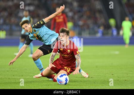 Pendant les 37th jours de la série A Championship entre A.S. Roma vs Venezia F.C. le 14th mai 2022 au Stadio Olimpico à Rome, Italie. Banque D'Images