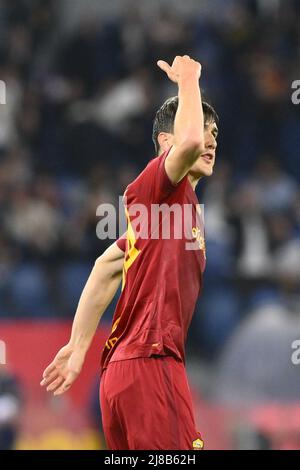 Rome, Italie. 14th mai 2022. Pendant la 37th journée de la série A Championship entre A.S. Roma vs Venezia F.C. le 14th mai 2022 au Stadio Olimpico à Rome, Italie. Crédit : Agence photo indépendante/Alamy Live News Banque D'Images