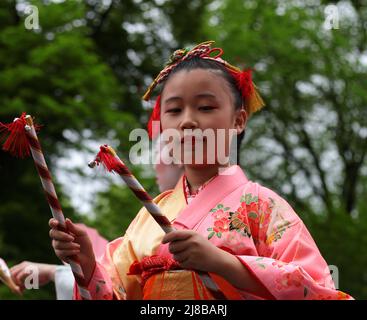 Le 14th 2022 mai a marqué la toute première parade de la Journée du Japon , avec George Takei comme Grand Marshall. Banque D'Images