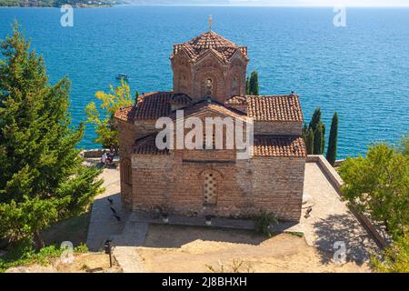 Saint John le théologien, Kaneo à Ohrid, Macédoine du Nord Banque D'Images