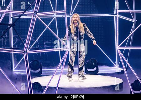 Sam Ryder, du Royaume-Uni, joue la grande finale du concours Eurovision Song. Turin (Italie) le 14th mai 2022. Photo de Marco Piovanotto/ABACAPRESS.COM Banque D'Images