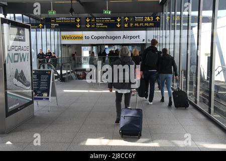 Kastrup/Copenhague/Danemark/15 mai 2022/ Treller ariving à l'aéroport international de Copenhague à Kastrup Copenhague. (Photo..Francis Dean/Dean Pictures) Banque D'Images