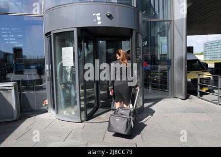 Kastrup/Copenhague/Danemark/15 mai 2022/ Treller ariving à l'aéroport international de Copenhague à Kastrup Copenhague. (Photo..Francis Dean/Dean Pictures) Banque D'Images