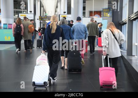 Kastrup/Copenhague/Danemark/15 mai 2022/ Treller ariving à l'aéroport international de Copenhague à Kastrup Copenhague. (Photo..Francis Dean/Dean Pictures) Banque D'Images