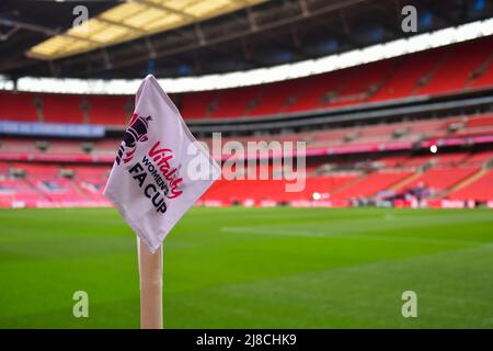 LONDRES, ROYAUME-UNI. MAI 15th vue générale du stade avant la finale de la coupe féminine FA entre Chelsea et Manchester City au stade Wembley, Londres, le dimanche 15th mai 2022. (Crédit : Ivan Yordanov | ACTUALITÉS MI) Banque D'Images