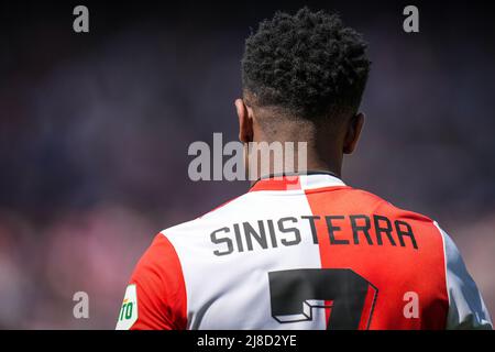 Rotterdam - Luis Sinisterra de Feyenoord lors du match entre Feyenoord et FC Twente au Stadion Feijenoord de Kuip le 15 mai 2022 à Rotterdam, pays-Bas. (Box to Box Pictures/Yannick Verhoeven) Banque D'Images