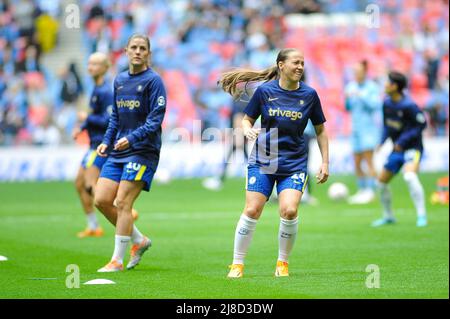 Fran Kirby (14 Chelsea) pré-jeu &#XA;&#XA;&#XA;lors de la FINALE DE LA COUPE Womens FA entre Man City et amp; Chelsea au stade Wembley de Birmingham, Angleterre Karl W Newton/Sports Press photos (SPP) Banque D'Images