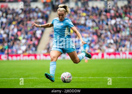 Londres, Royaume-Uni. 15th mai 2022. Lauren Hemp (15 Manchester City) en action lors du match de finale de la coupe Vitality Womens FA Cup entre Manchester City et Chelsea au stade Wembley à Londres, en Angleterre. Liam Asman/SPP crédit: SPP Sport presse photo. /Alamy Live News Banque D'Images