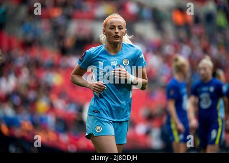 Londres, Royaume-Uni. 15th mai 2022. Chloe Kelly (9 Manchester City) lors du match de finale de la coupe Vitality Womens FA Cup entre Manchester City et Chelsea au stade Wembley à Londres, en Angleterre. Liam Asman/SPP crédit: SPP Sport presse photo. /Alamy Live News Banque D'Images
