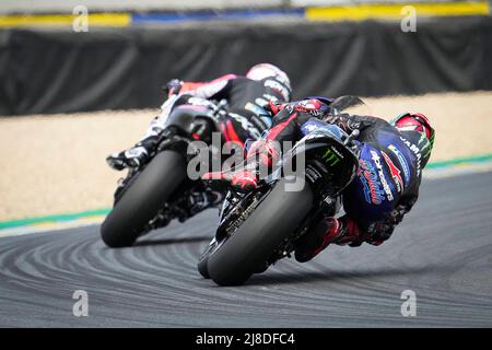 Le Mans, France. 15th mai 2022. Course pour le Grand Prix de France de MotoGP Shark au circuit du Mans, le Mans, France, 15 mai 2022 Carrera del Gran Premio Shark de MotoGP de Francia en el Circuito du Mans, Francia, 15 de Mayo de 2022 POOL/ MotoGP.com/Cordon les images de presse seront à usage éditorial exclusif. Crédit obligatoire: © motogp.com crédit: CORMON PRESSE/Alay Live News Banque D'Images