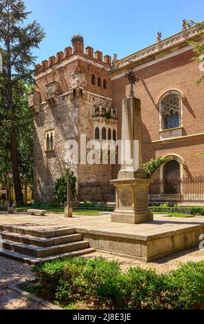 Palais archiépiscopal d'Alcala de Henares. Alcala de Henares, région de Madrid, Espagne. Banque D'Images