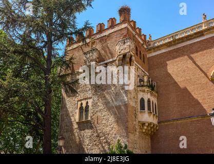 Palais archiépiscopal d'Alcala de Henares. Alcala de Henares, région de Madrid, Espagne. Banque D'Images