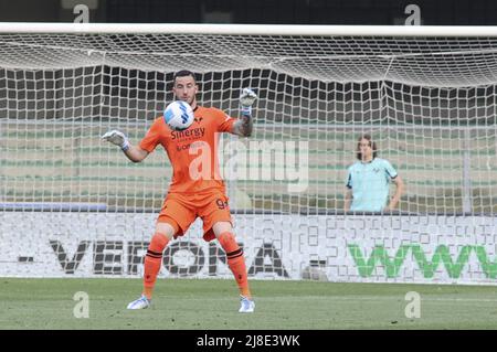 Au cours de Hellas Verona FC vs Torino FC, 37° série A Tim 2021-22 au Marcantonio Bentegodi stadiom à Vérone, Italie, le 14 mai 2022. Banque D'Images