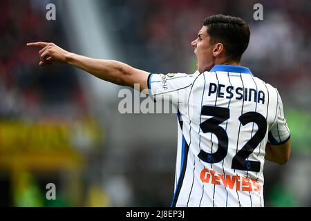 Milan, Italie. 15 mai 2022. Matteo Pessina d'Atalanta BC gestes pendant le Serie Un match de football entre AC Milan et Atalanta BC. Credit: Nicolò Campo/Alay Live News Banque D'Images